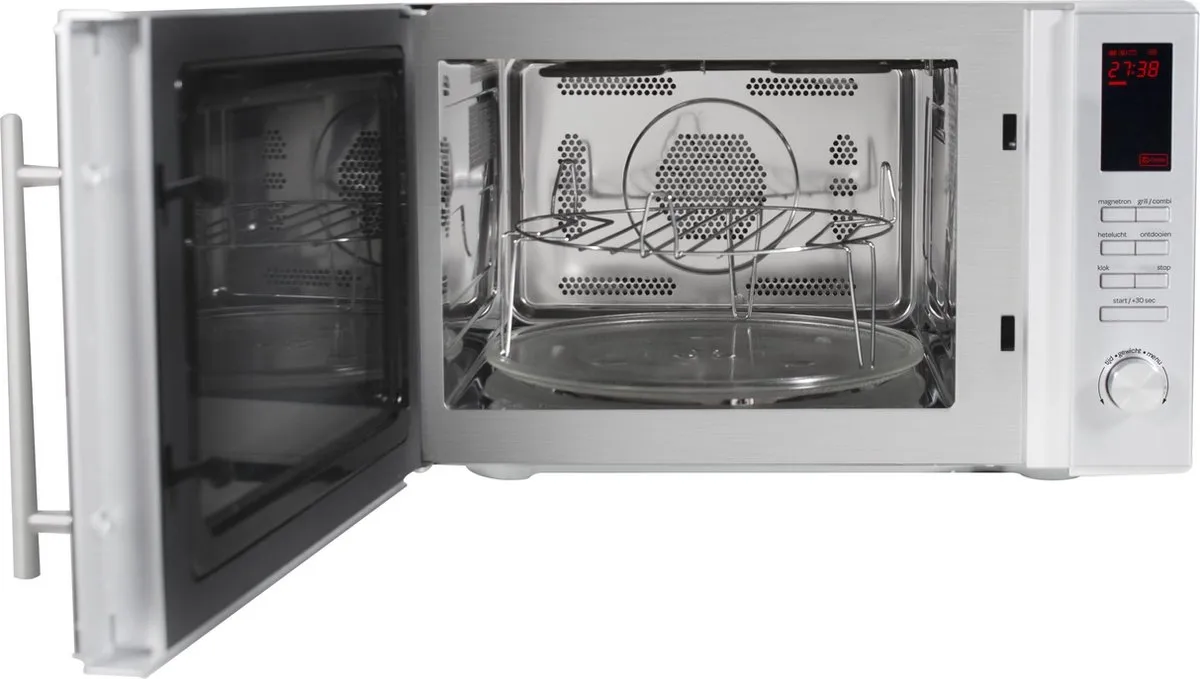 Inventum MN305C Combi-magnetron 30L - 900W - 10 Programma's - Zilver