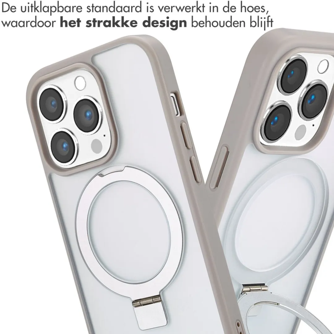 Accezz Hoesje iPhone 14 Pro MagSafe - Grijs