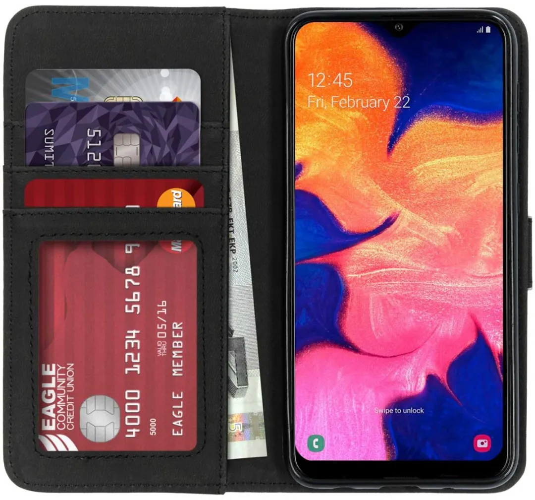 Imoshion Hoesje Samsung Galaxy A10 - 3 Pasjes - Zwart