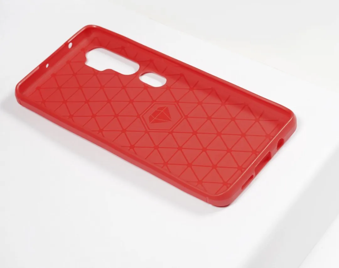 BMAX Carbon Soft Case Xiaomi Mi Note 10 - Rood