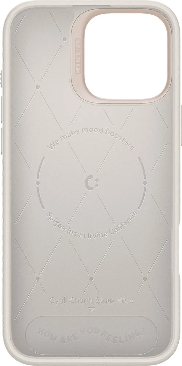 Spigen Thin Fit MagFit ACS08405 Hoesje - iPhone 16 Pro Max - Crème