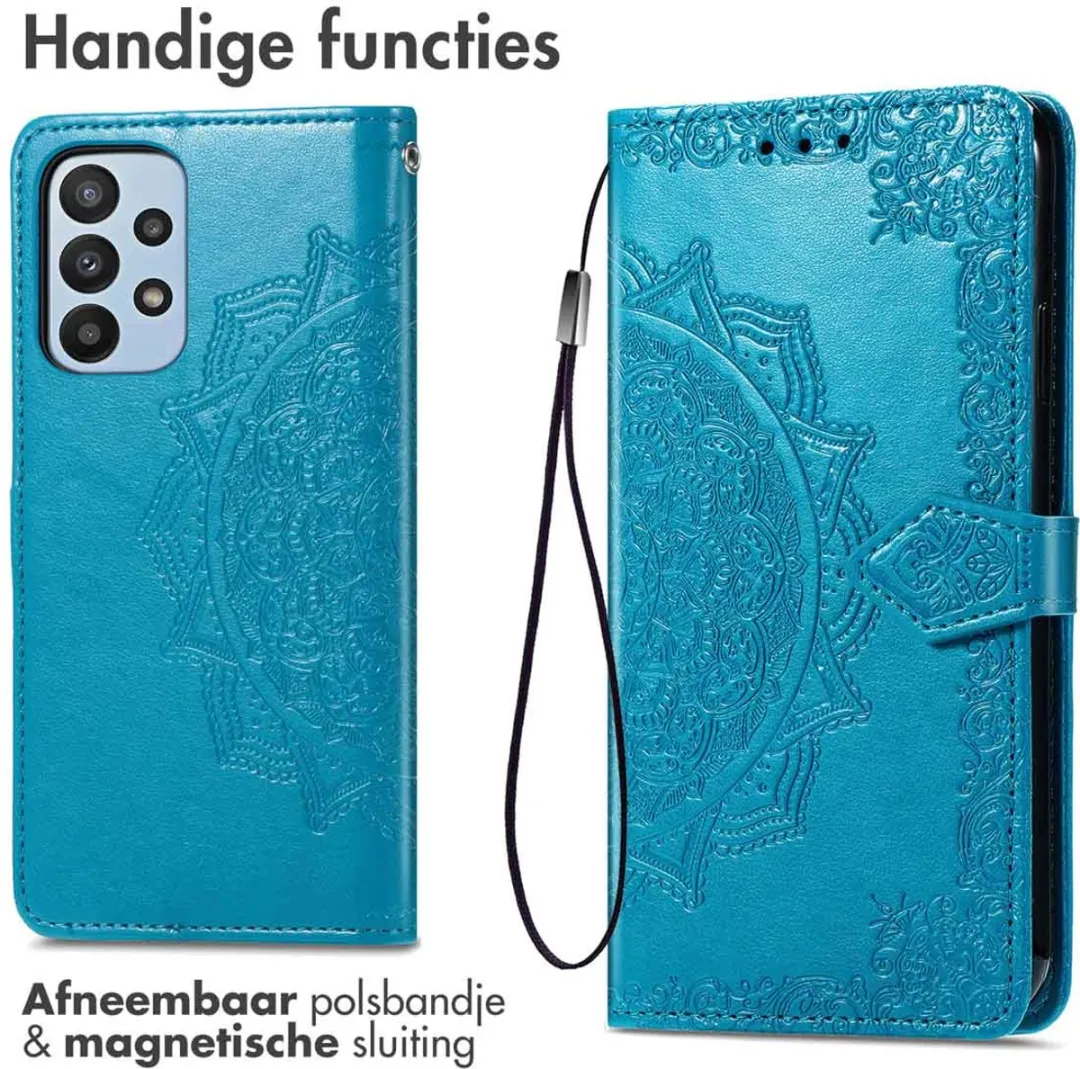 Imoshion Hoesje Samsung Galaxy A23 - 3 Pasjes Turquoise
