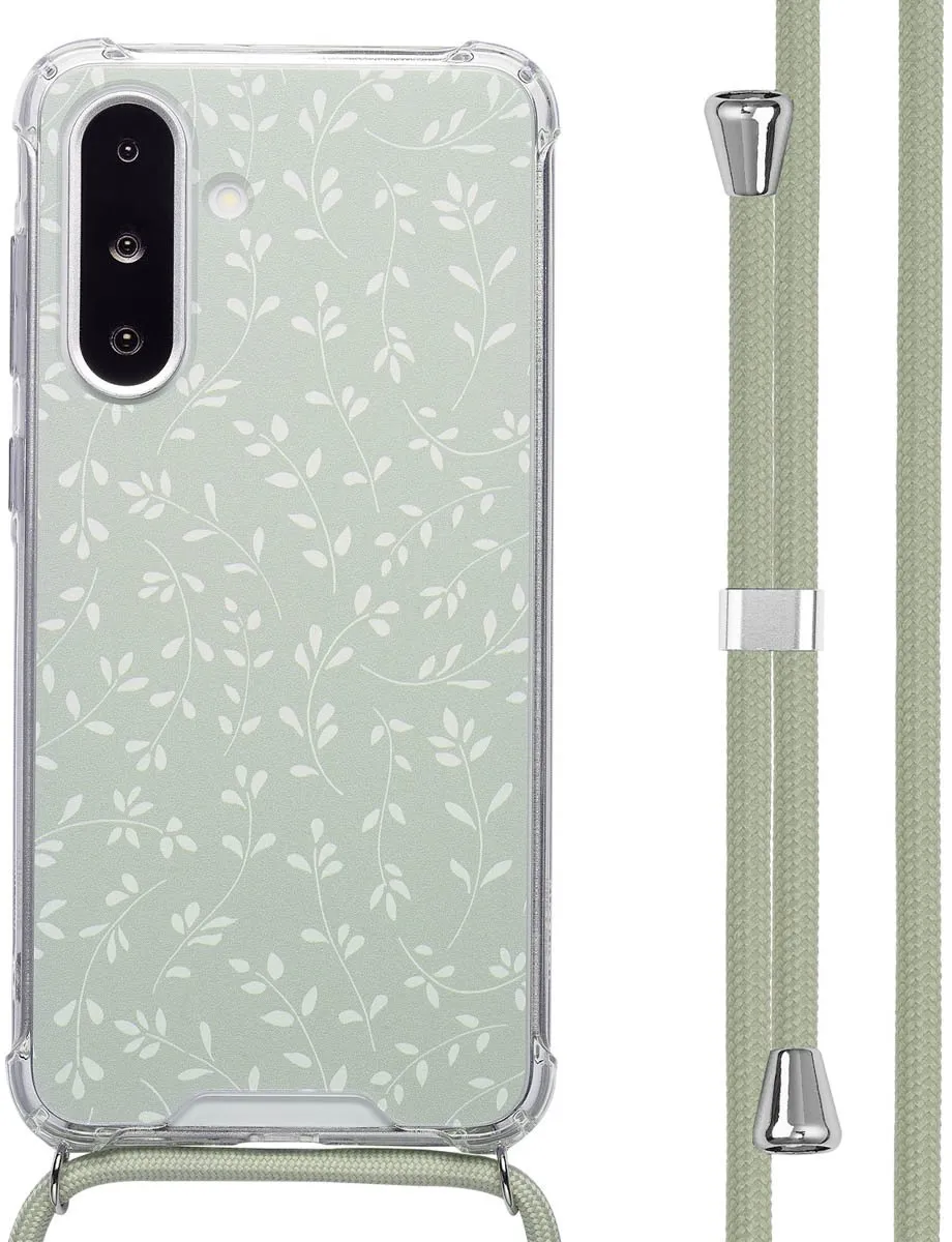 Imoshion Hoesje Samsung Galaxy A26 - Smoke Green Flowers
