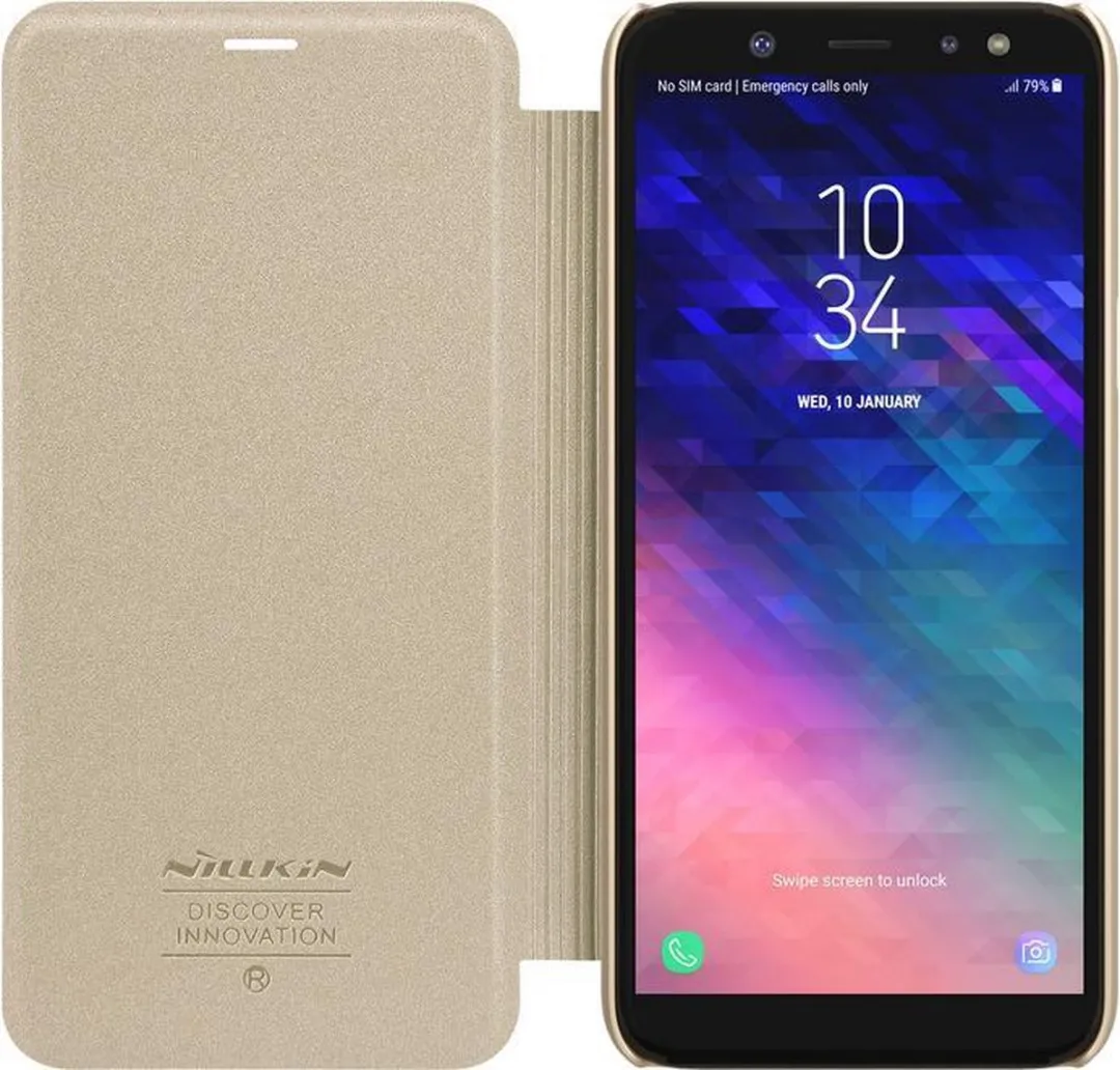 Nillkin New Sparkle Book Case Samsung Galaxy A6 (2018) - Goud