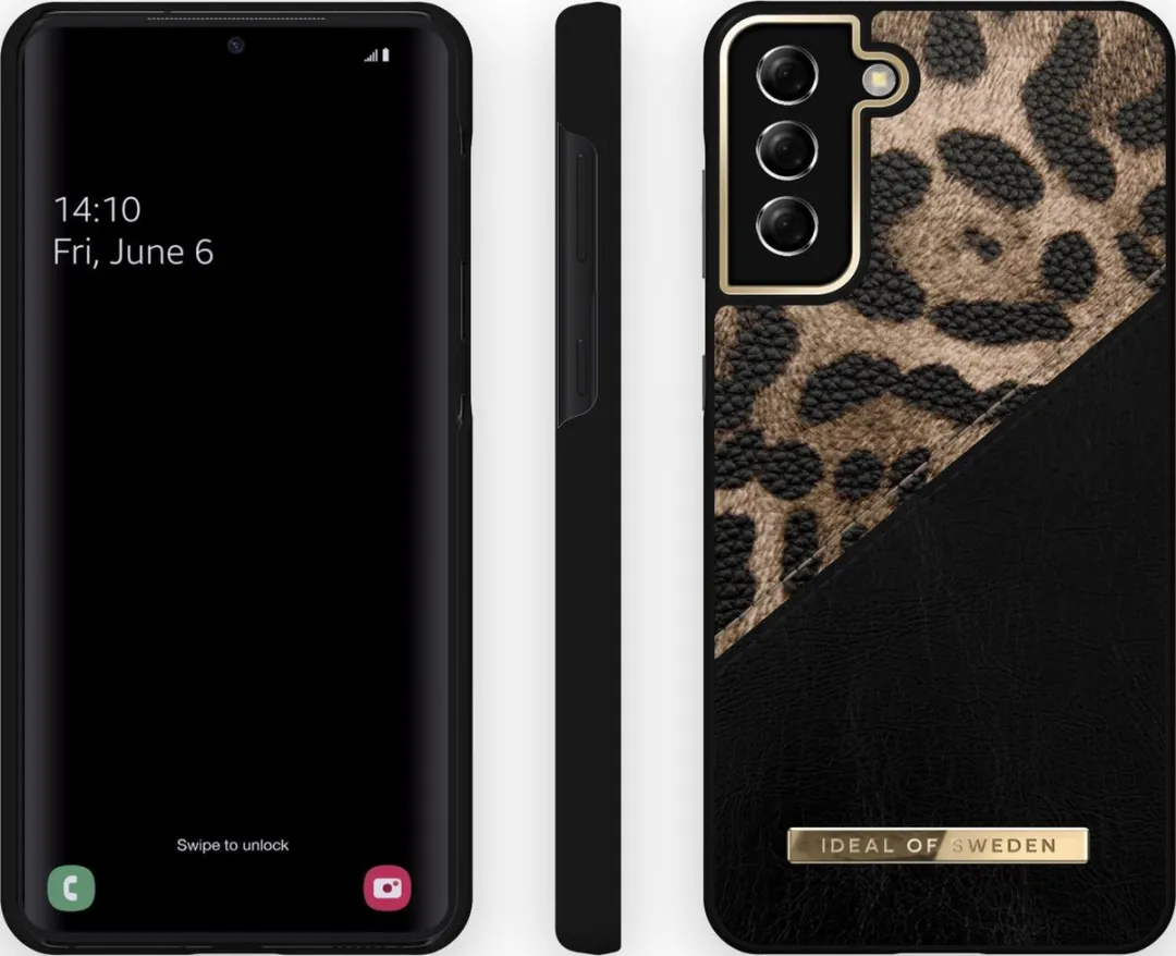 iDeal of Sweden Fashion Case Atelier Galaxy S21+ Midnight Leopard - IDACAW21-S21P-330