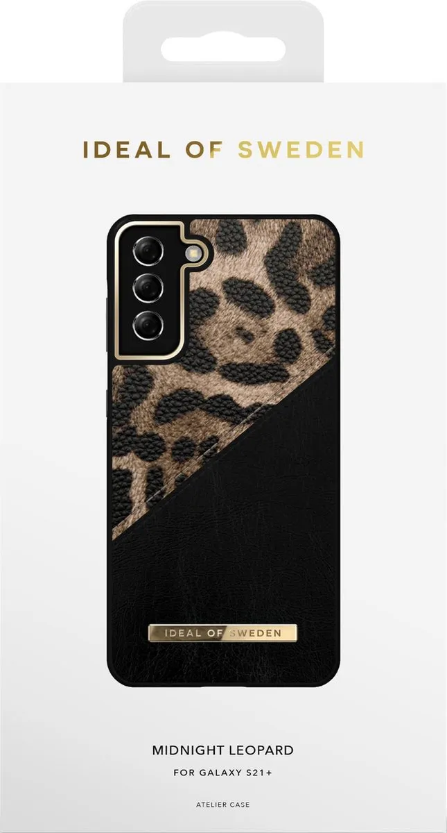 iDeal of Sweden Fashion Case Atelier Galaxy S21+ Midnight Leopard - IDACAW21-S21P-330
