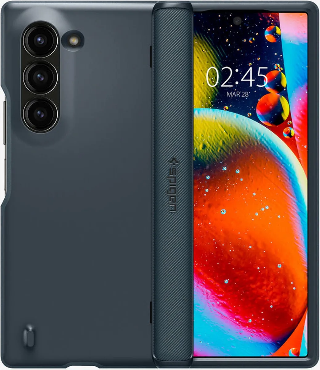 Spigen Slim Armor Pro ACS08286 Hoesje - Samsung Galaxy Z Fold 6 - Grijs