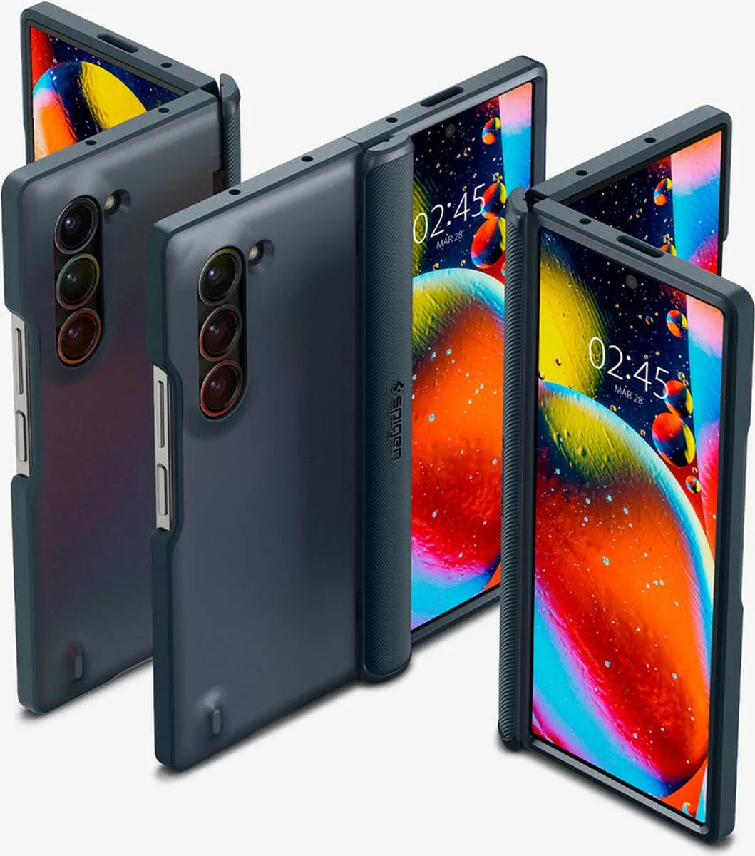 Spigen Slim Armor Pro ACS08286 Hoesje - Samsung Galaxy Z Fold 6 - Grijs - afbeelding 6 van 6