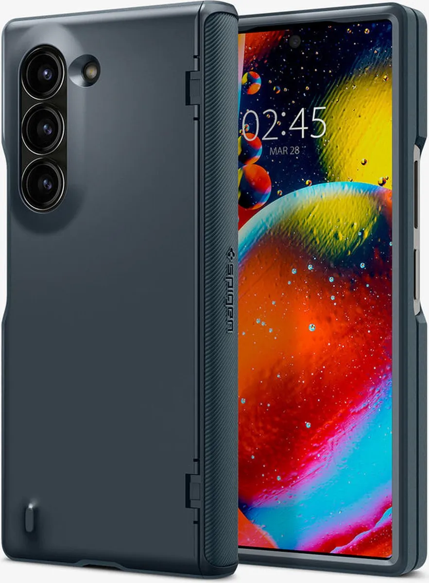 Spigen Slim Armor Pro ACS08286 Hoesje - Samsung Galaxy Z Fold 6 - Grijs