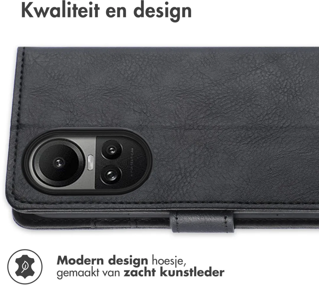 Imoshion Hoesje Oppo Reno 10/Pro - 3 Pasjes - Zwart
