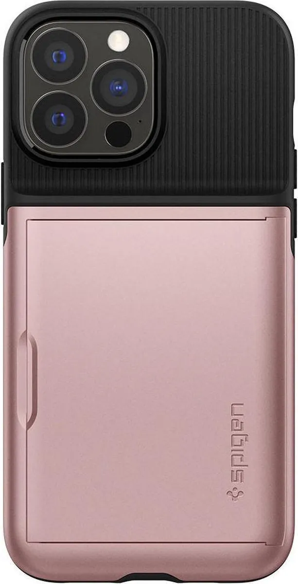Spigen Slim Armor CS ACS03219 iPhone 13 Pro Max Hoesje - Roze Goud