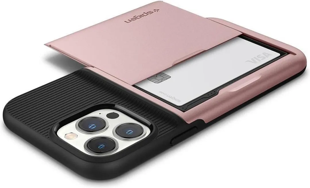 Spigen Slim Armor CS ACS03219 iPhone 13 Pro Max Hoesje - Roze Goud