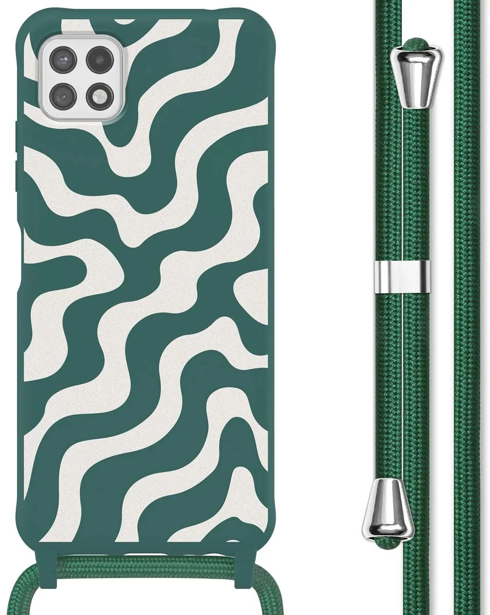 Imoshion Hoesje Samsung Galaxy A22 5G - Petrol Green Groovy