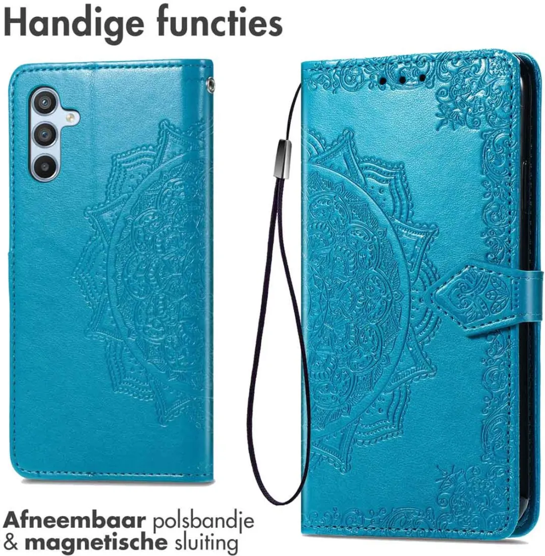 Imoshion Hoesje Samsung Galaxy A54 - 3 Pasjes Turquoise