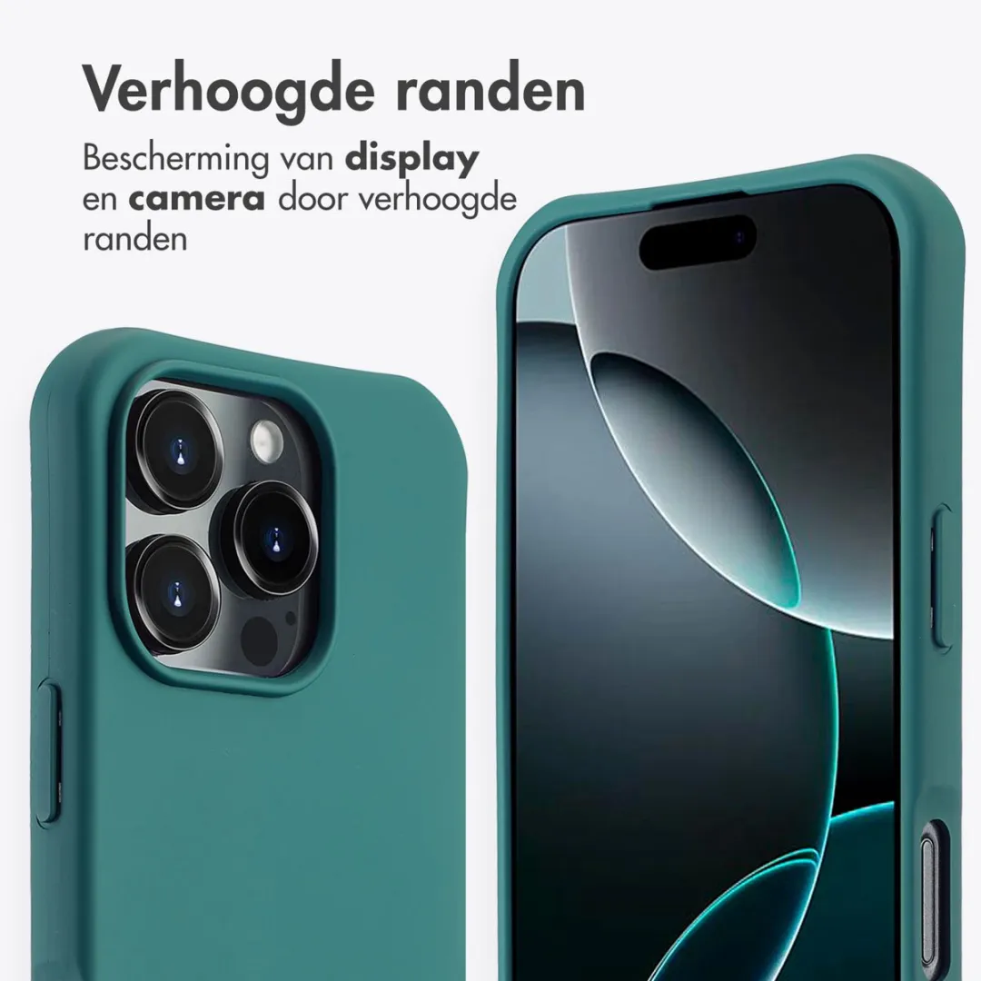 Imoshion iPhone 16 Pro Hoesje - Donkergroen MagSafe