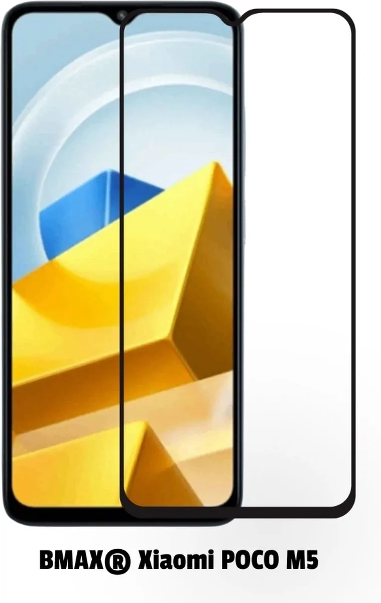 BMAX Screenprotector Xiaomi POCO M5 - 2 Stuks - Zwart