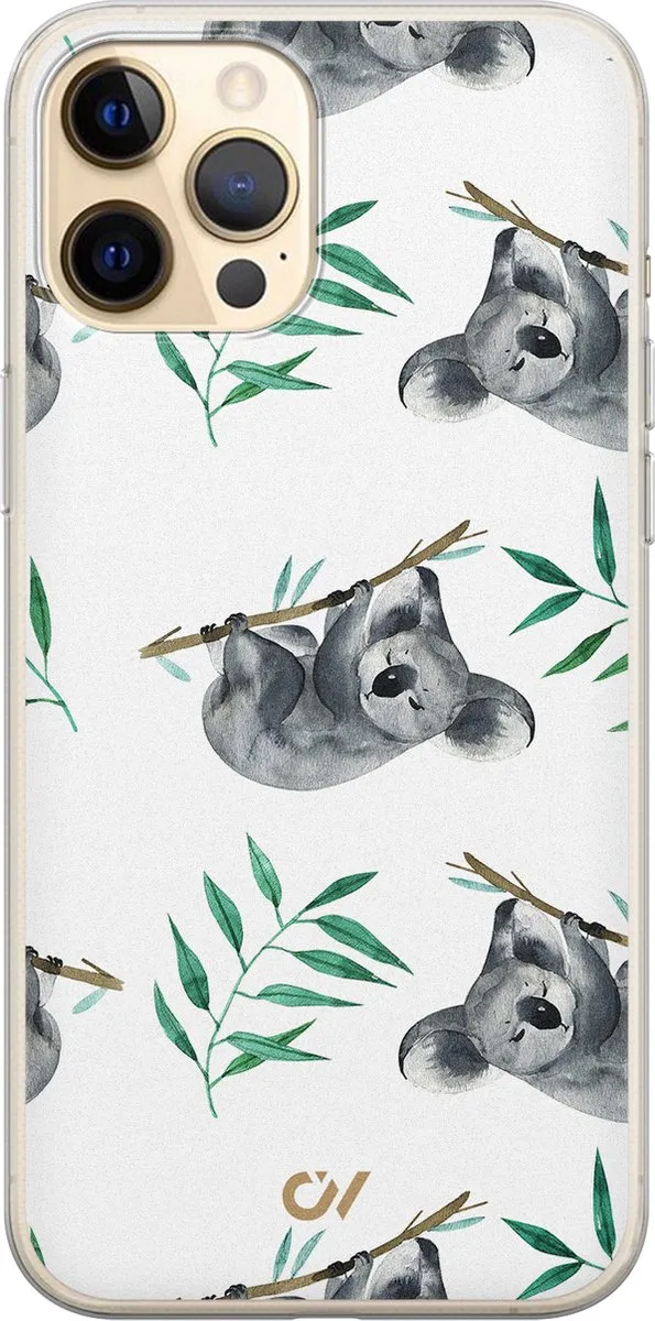 Casevibes Hoesje iPhone 12 Koala Print