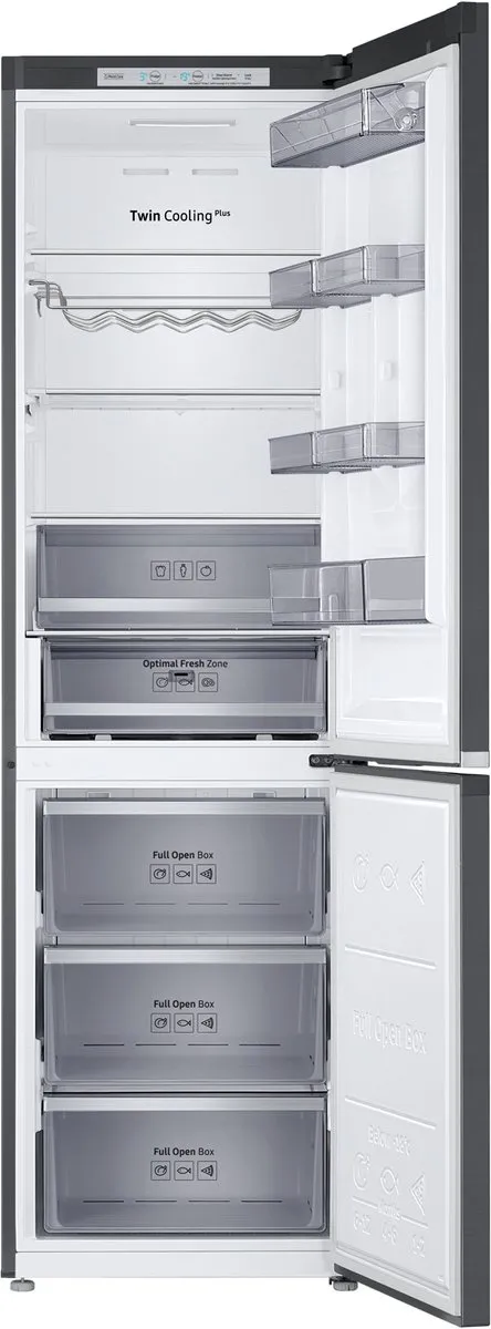 Samsung RB36R872PB1 Vrijstaande Koel-vriescombinatie 380L - Zwart