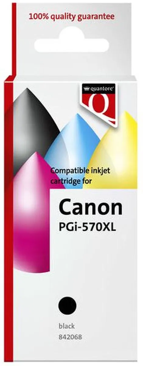Quantore Canon PGI-570XL Inktcartridge - Zwart