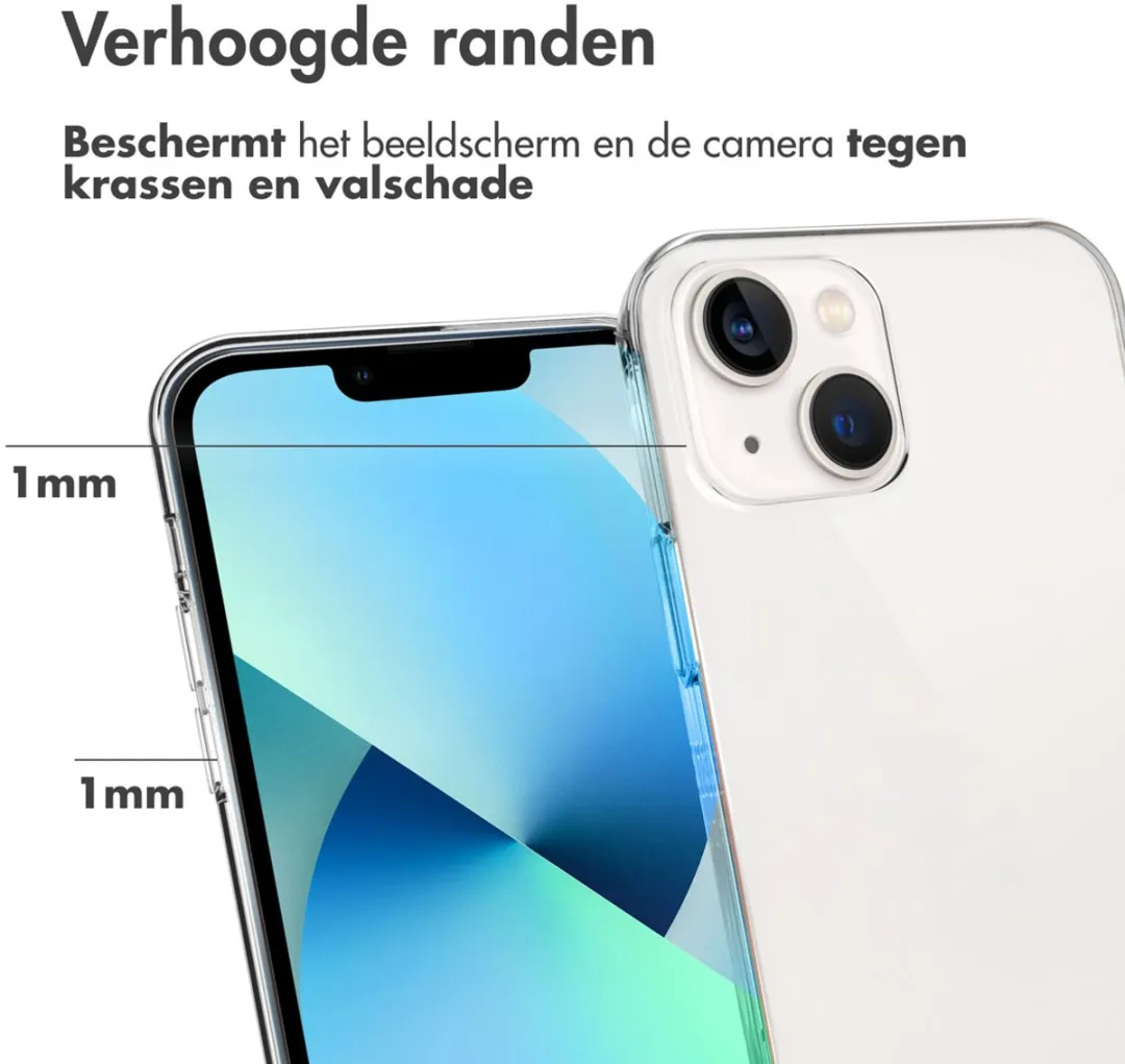 Accezz Hoesje iPhone 13 Transparant - SH00044642