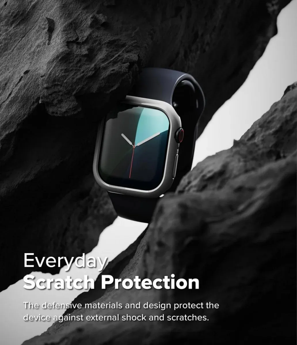 Ringke Slim Hoesje Apple Watch 10/11 46mm - 2 Stuks - Grijs/Transparant