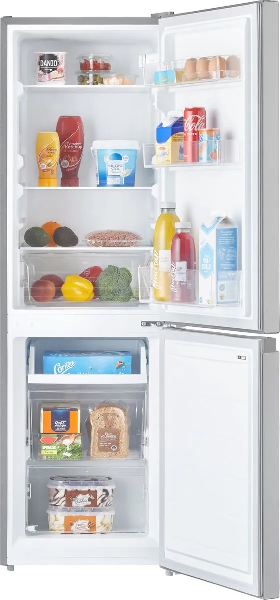 Inventum KV1500S Koel-vriescombinatie 174L - Zilver