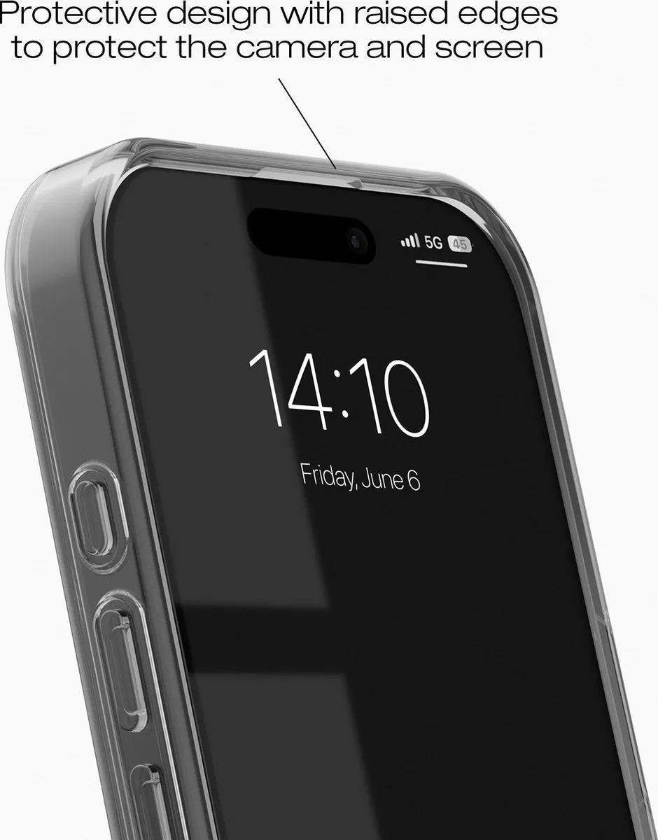 iDeal of Sweden Clear Case iPhone 16 Pro Max - MagSafe - Tinted Black