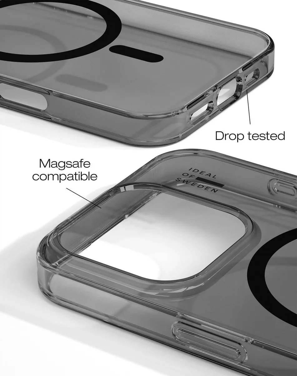 iDeal of Sweden Clear Case iPhone 16 Pro Max - MagSafe - Tinted Black