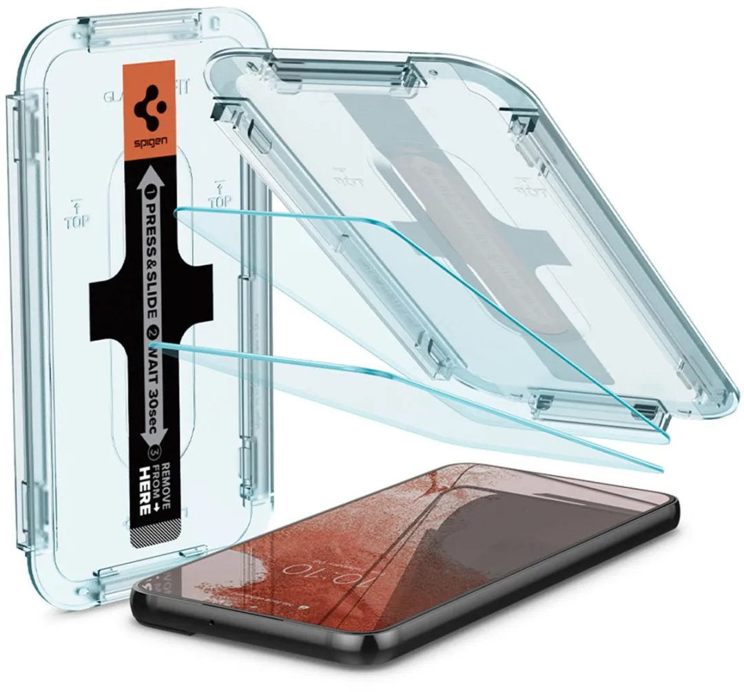 Spigen Glass AGL04151 Screenprotector Samsung Galaxy S22 - 2 Stuks