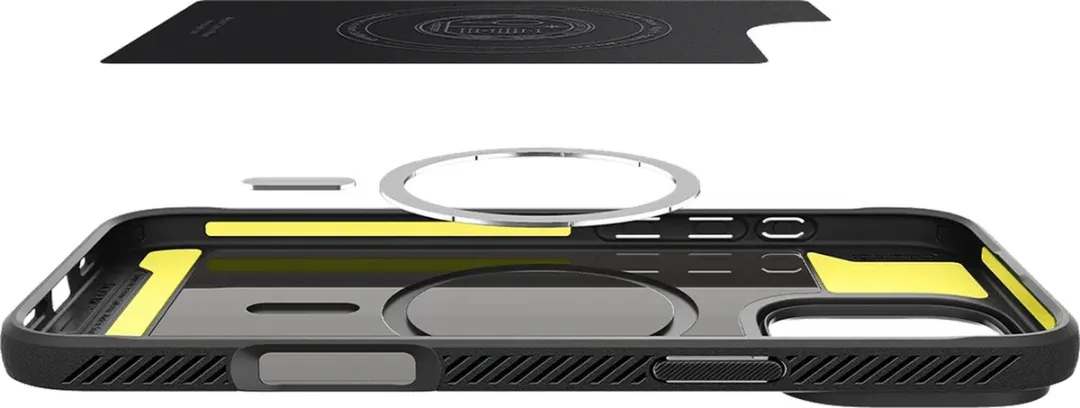 Spigen Rugged Armor MagFit ACS07986 Hoesje - iPhone 16 Pro Max - Zwart - afbeelding 4 van 6