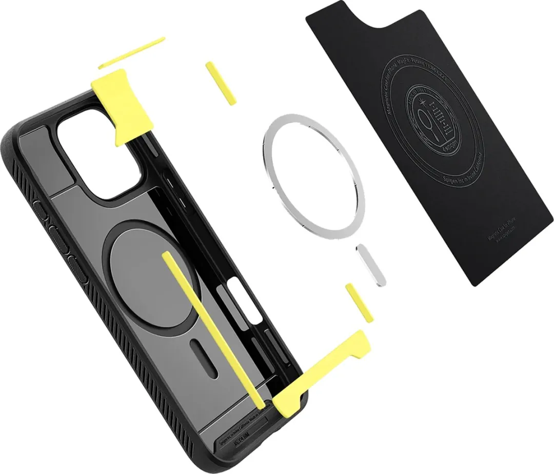 Spigen Rugged Armor MagFit ACS07986 Hoesje - iPhone 16 Pro Max - Zwart - afbeelding 5 van 6