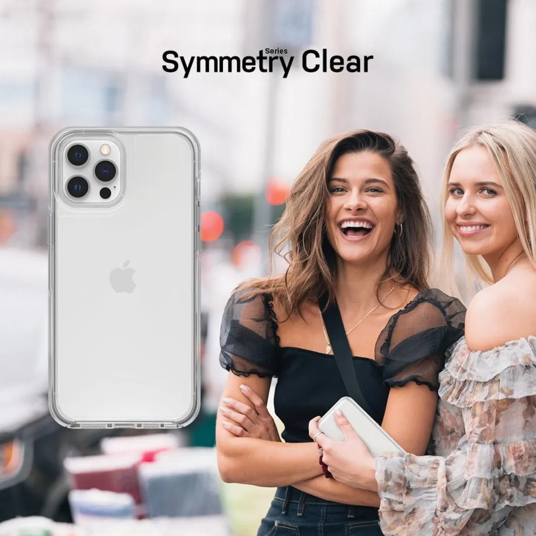 OtterBox symmetry case - Geschikt voor iPhone 12/iPhone 12 Pro - Transparant