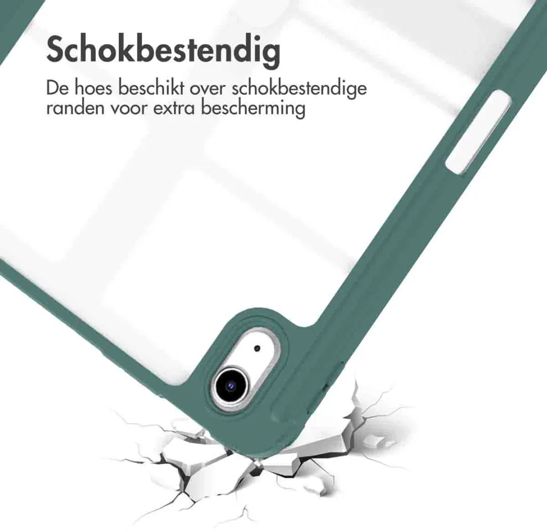 Imoshion SH00077605 Tablethoes - Apple iPad 10/11 10.9" - Trifold Hardcase - Groen