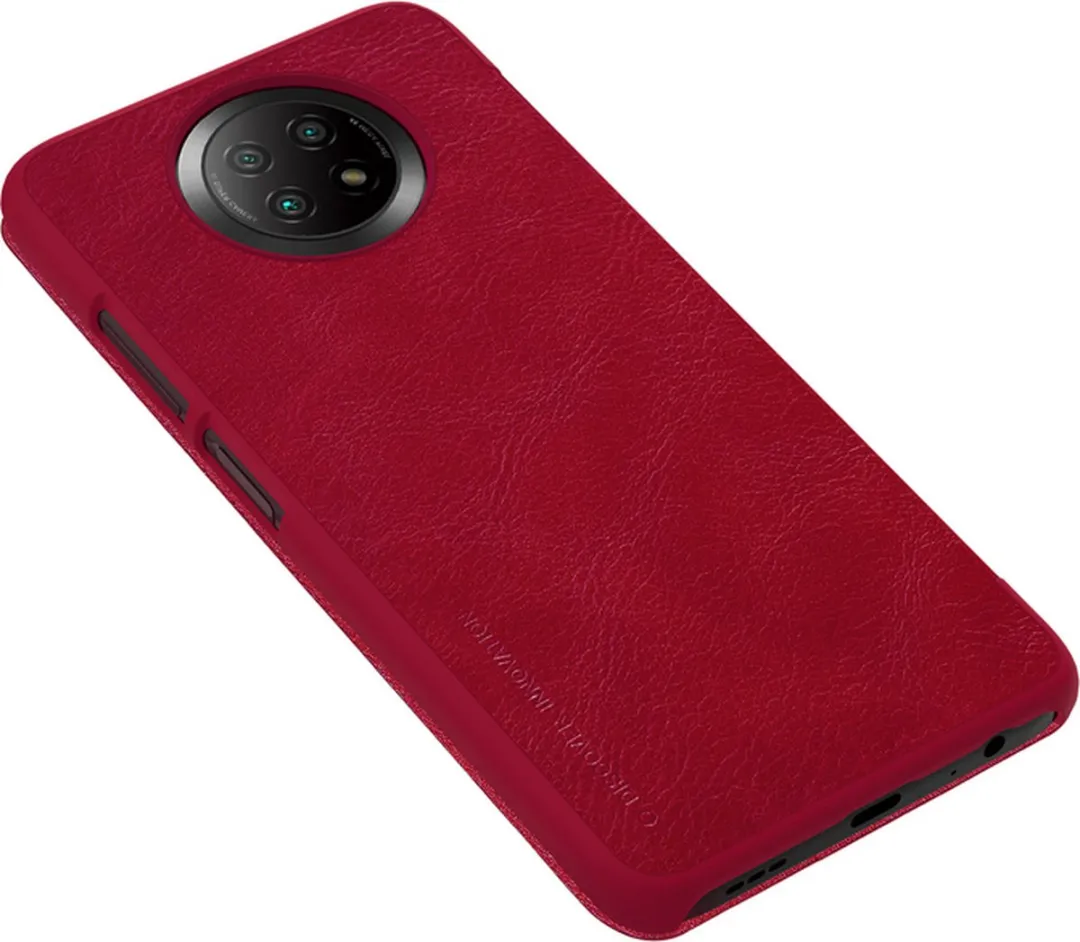 Nillkin Qin Book Case Xiaomi Redmi Note 9T - Rood - FOLIO-QIN-RD-NT9T