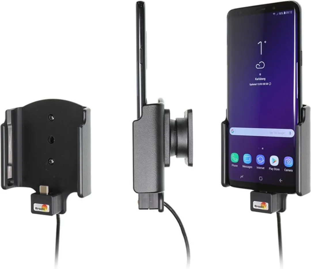 Brodit Houder Samsung Galaxy S9+ 712039 - Zwart