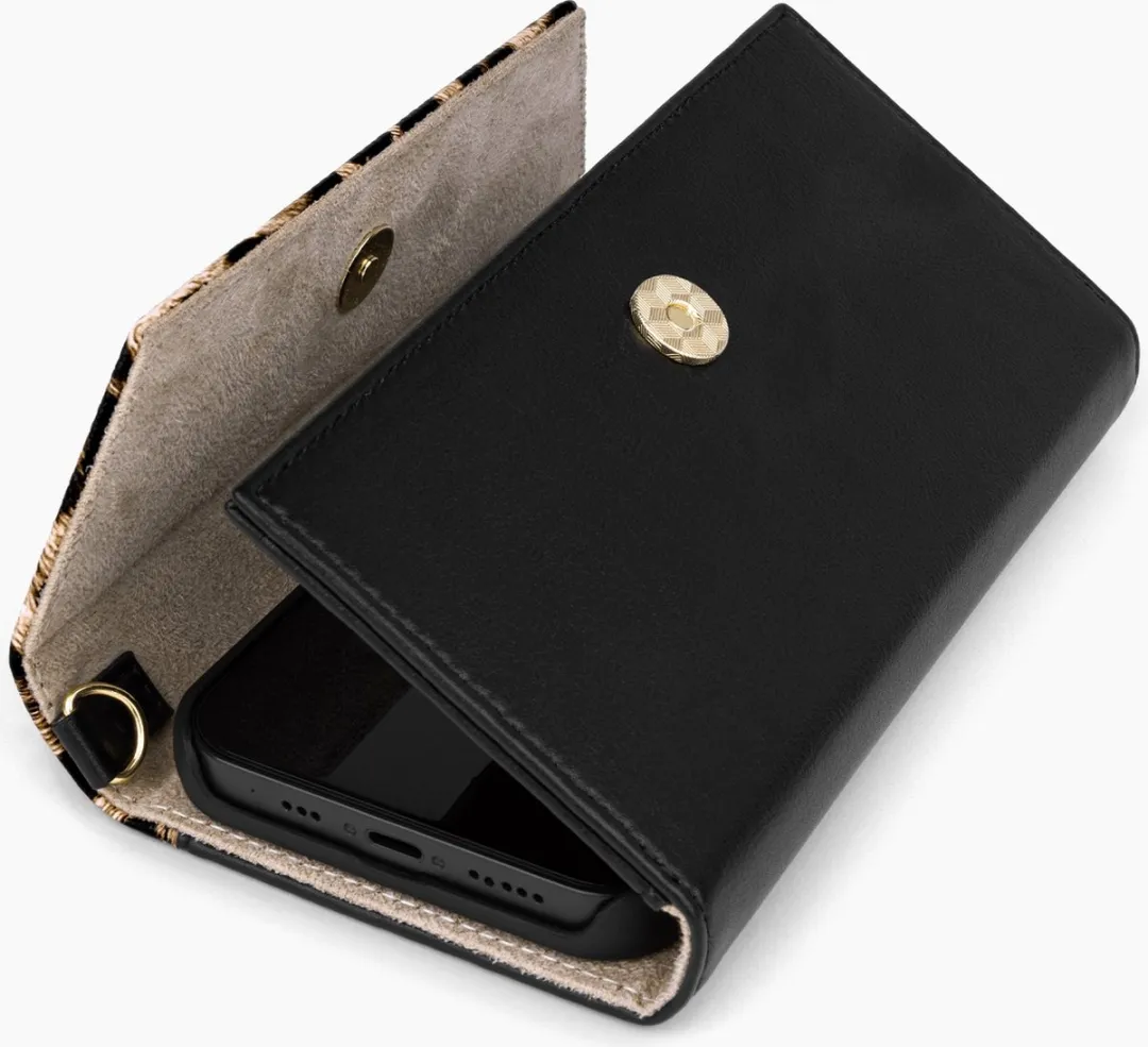iDeal of Sweden Cassette Clutch iPhone 13 Mini IDCCAW21-I2154-330 - Midnight Leopard - afbeelding 3 van 6