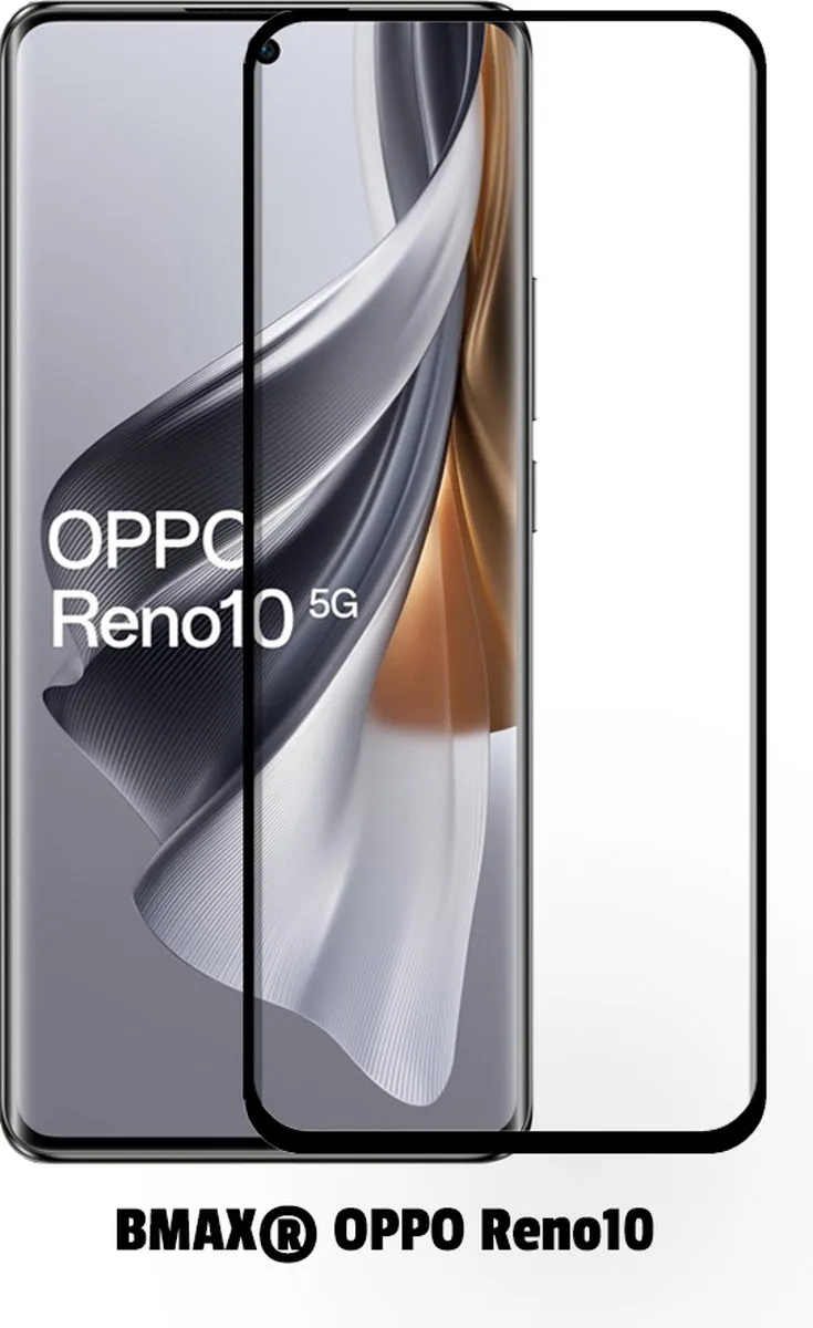 BMAX Gehard Glas Screenprotector Oppo Reno 10 - 2 Stuks