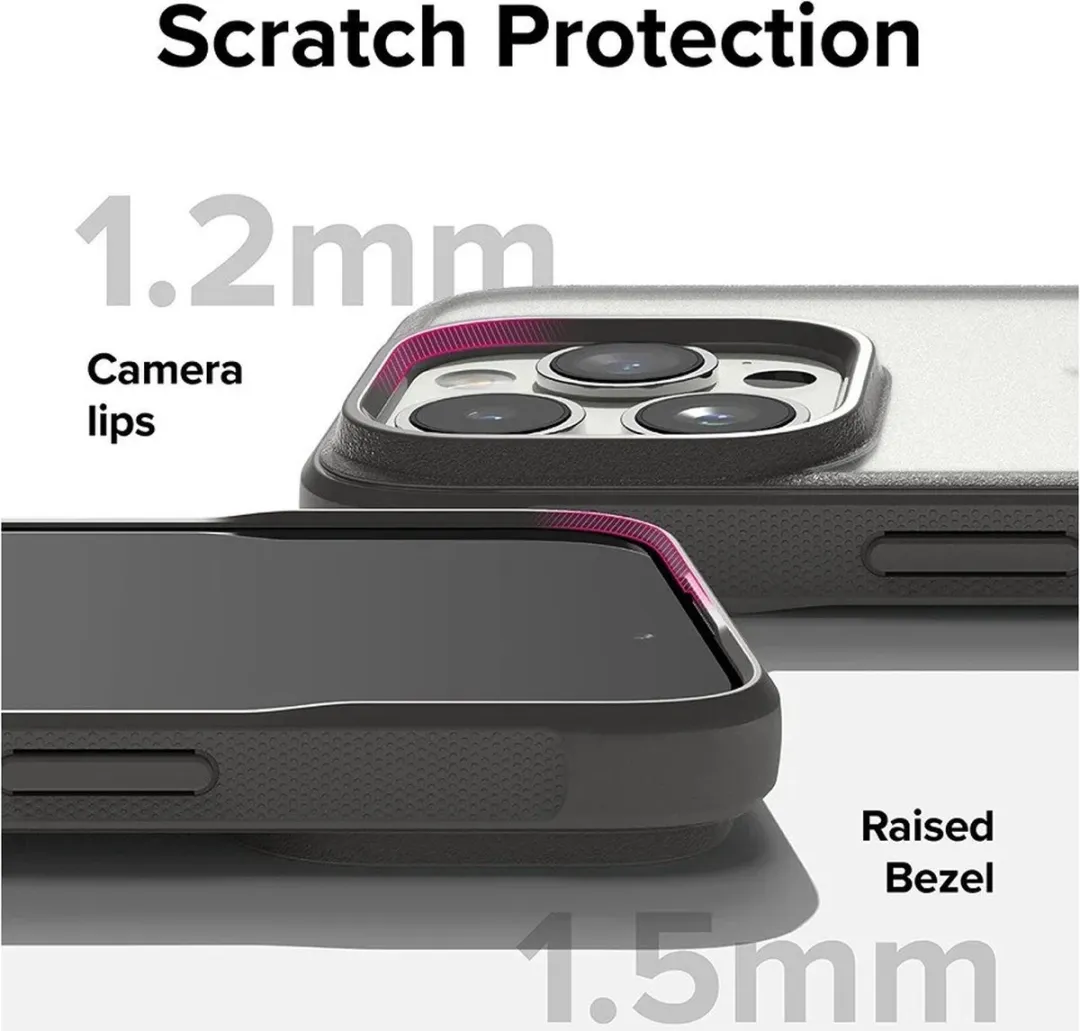 Ringke Fusion Bold Hoesje iPhone 15 Pro - Matte Grijs - afbeelding 6 van 6