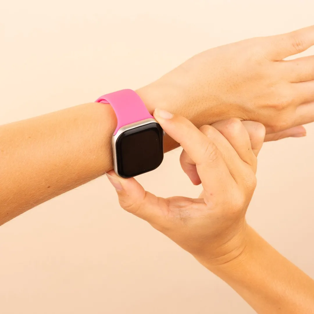 Imoshion Siliconen Bandje Apple Watch 38-42mm - Fuchsia - afbeelding 3 van 6