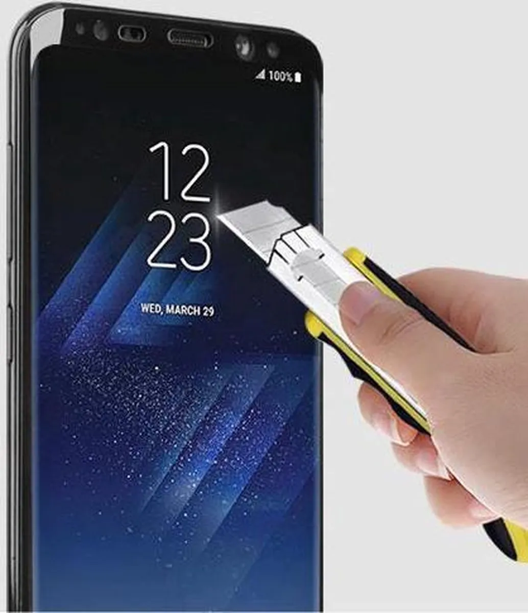 Nillkin 3D Tempered Glass Screenprotector Samsung Galaxy S8+ - afbeelding 2 van 6