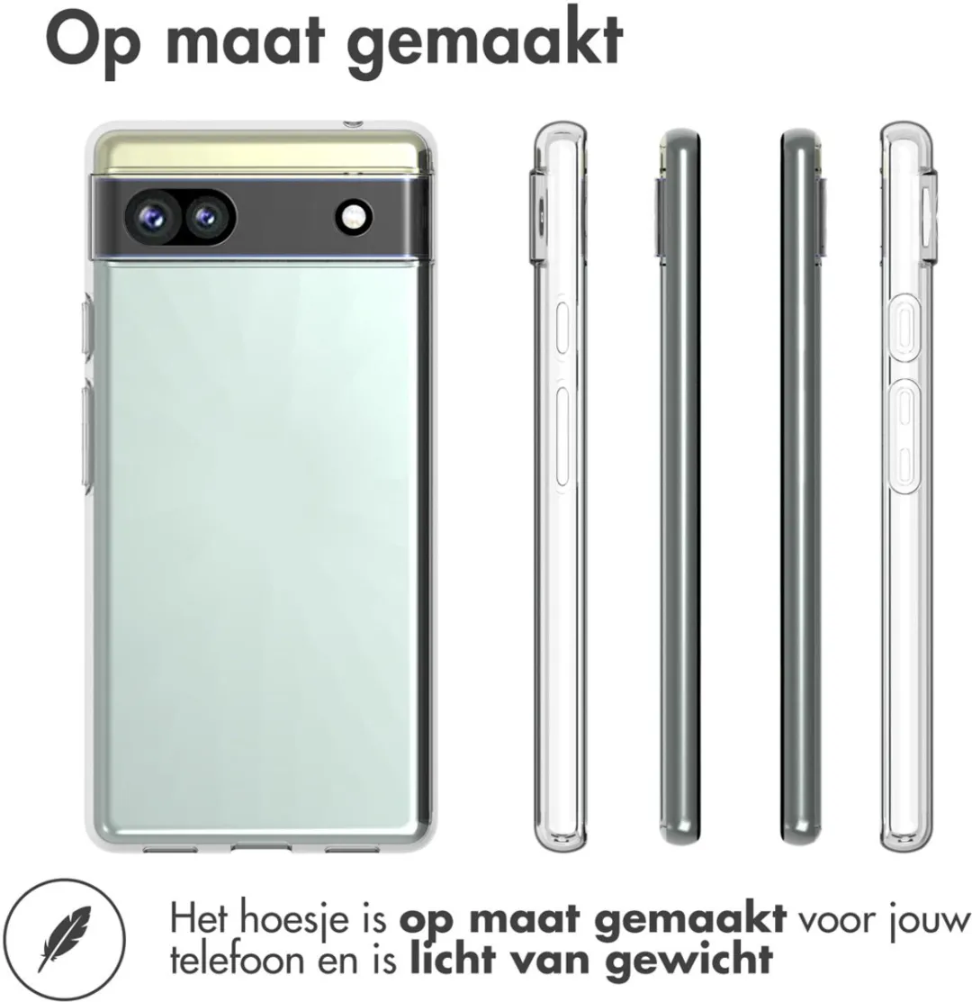 Accezz Hoesje Google Pixel 6a - Transparant