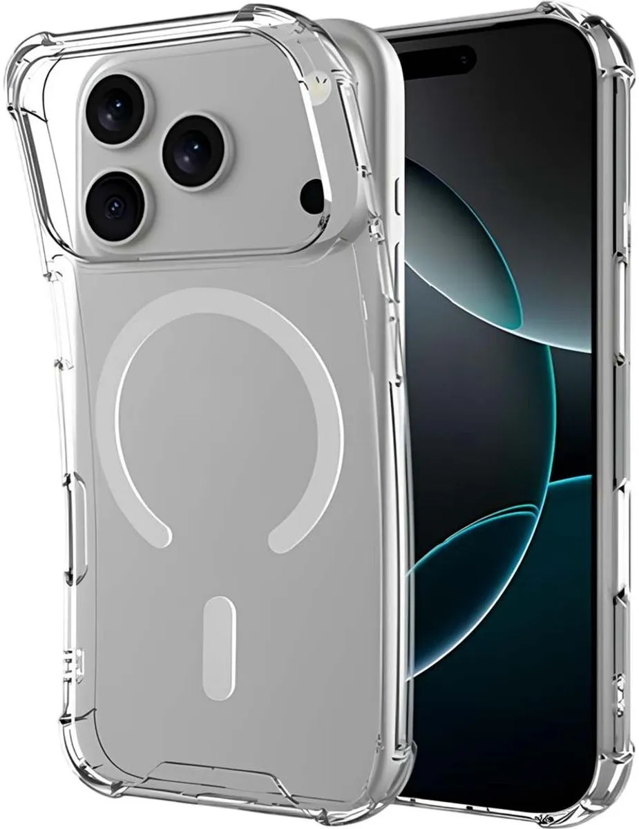 Just in Case Cazy MAP2762KI0M iPhone 17 Pro Hoesje - Transparant
