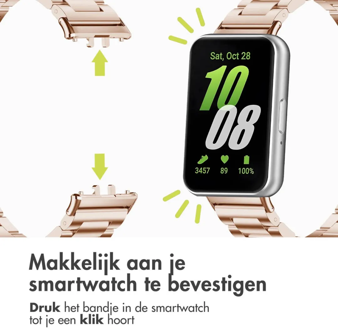 Imoshion Stalen Bandje Samsung Galaxy Fit 3 - Roségoud