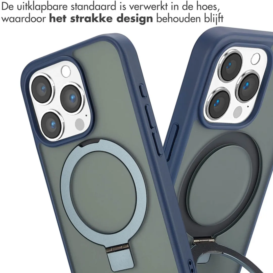 Accezz iPhone 15 Pro Hoesje - Blauw - MagSafe