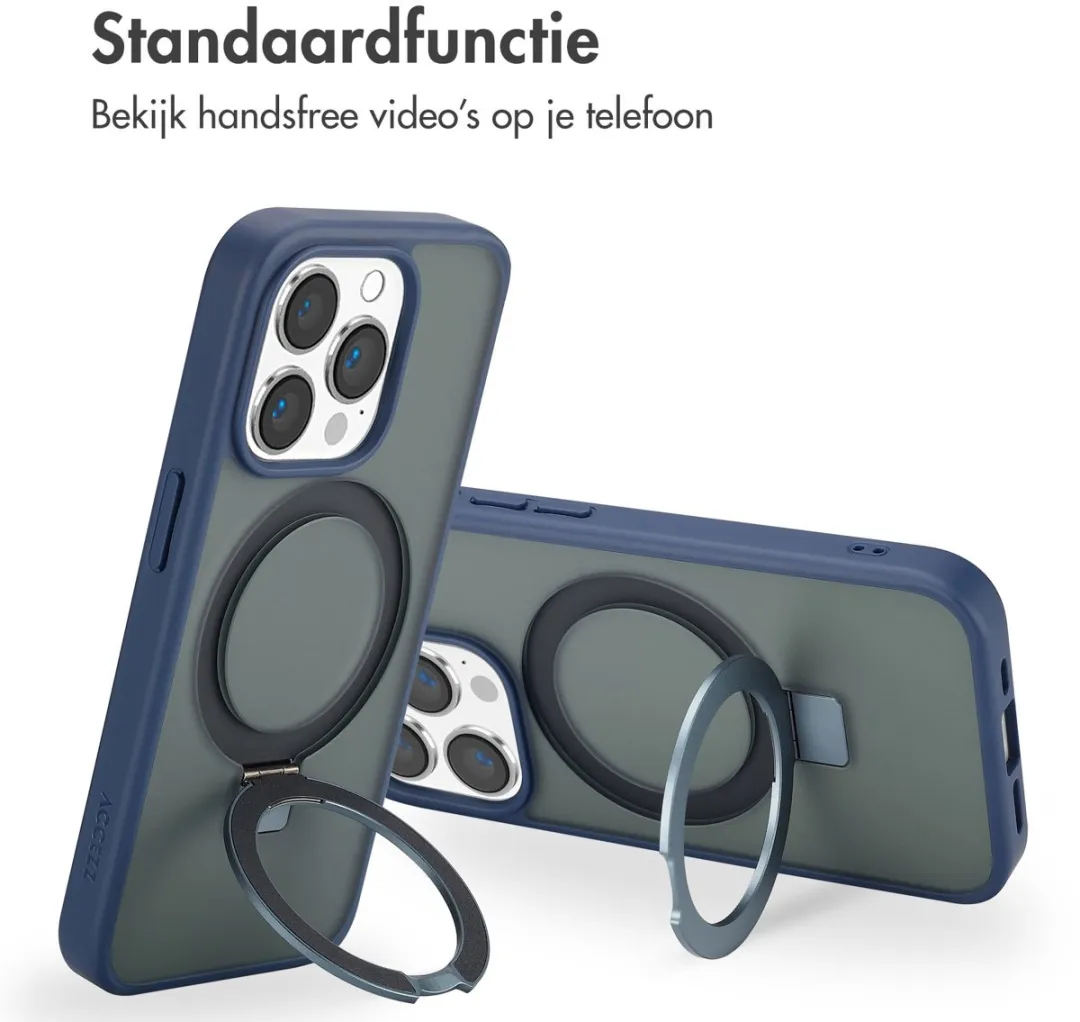 Accezz iPhone 15 Pro Hoesje - Blauw - MagSafe