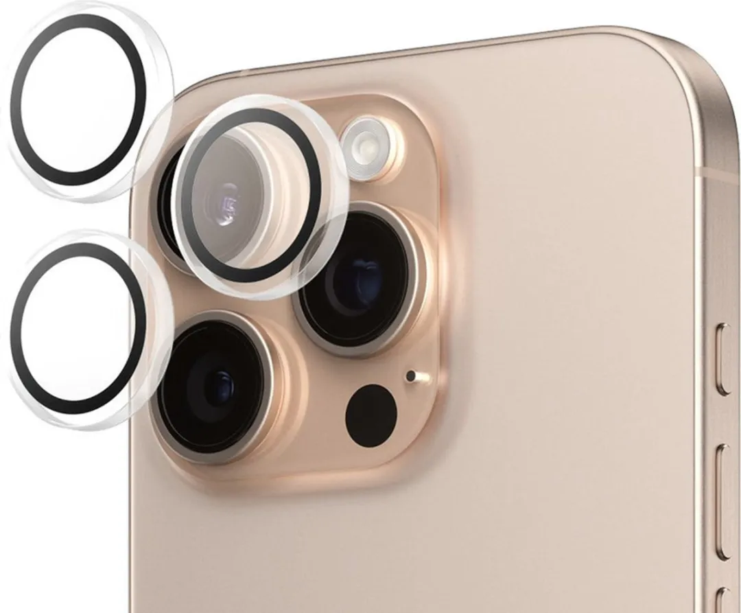 PanzerGlass Hoops iPhone 16 Pro Camera Lens Protector - 1 Stuk