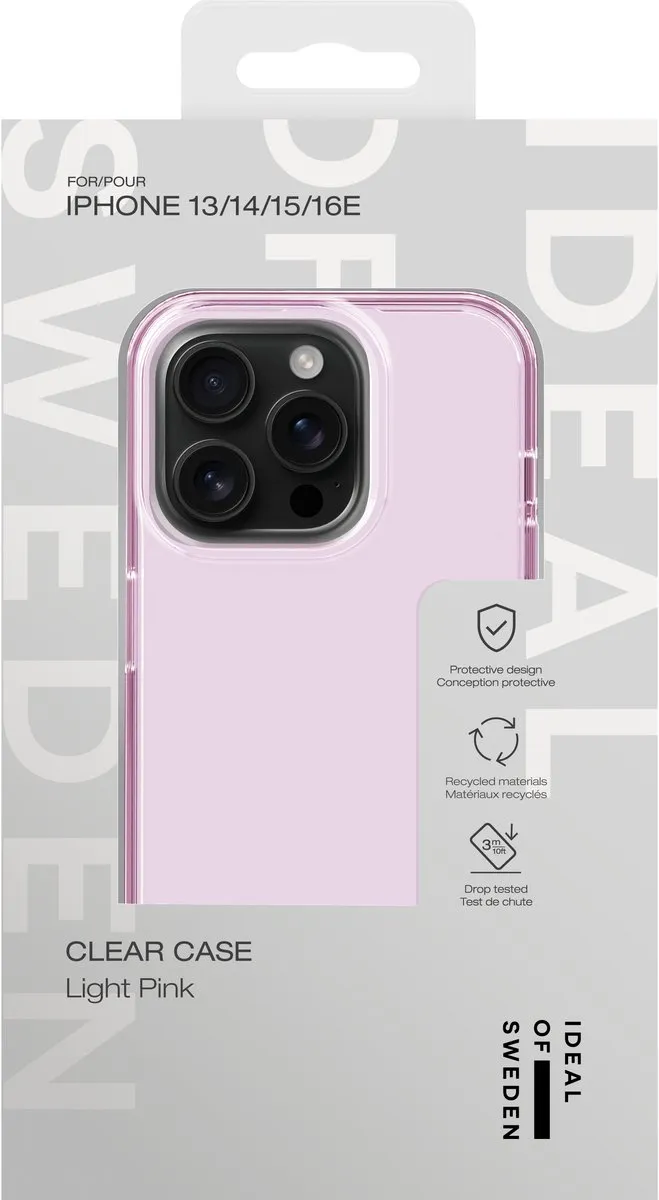 iDeal of Sweden Clear Case iPhone 15 - Lichtroze - MPN 810133665553