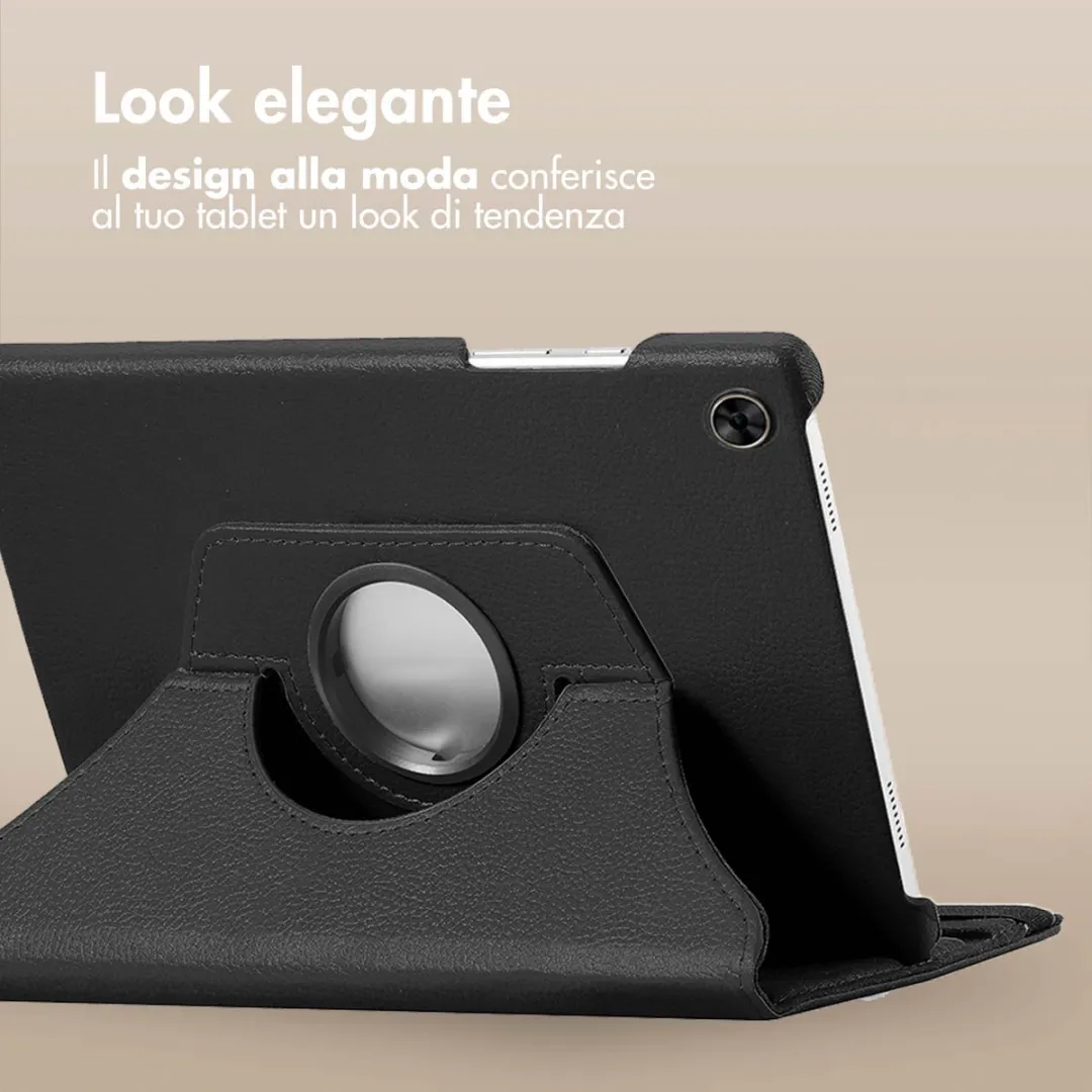 Imoshion SH00051628 Tablethoes - Realme Pad 10.4" - 360° Draaibare Bookcase - Zwart