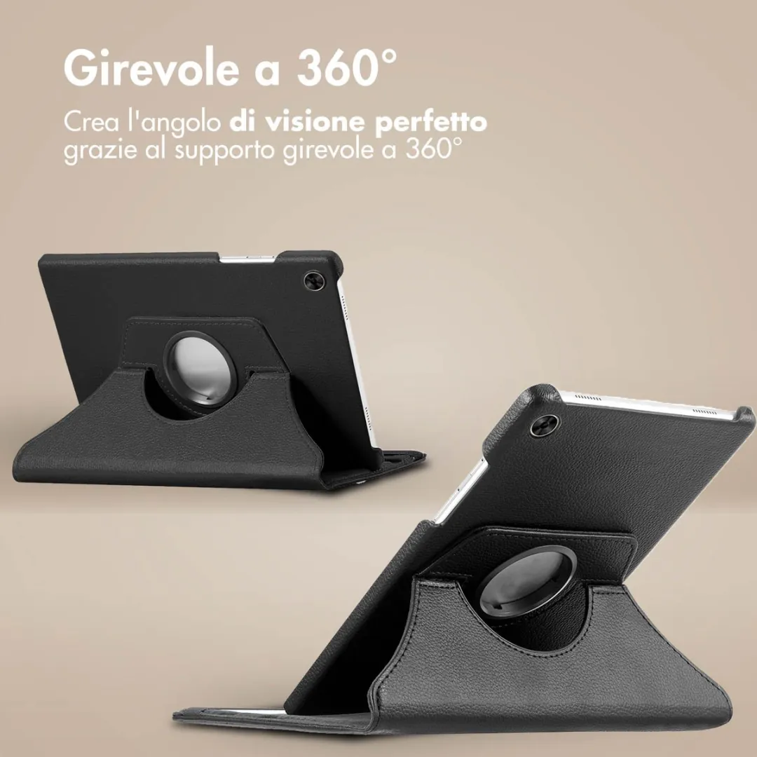 Imoshion SH00051628 Tablethoes - Realme Pad 10.4" - 360° Draaibare Bookcase - Zwart