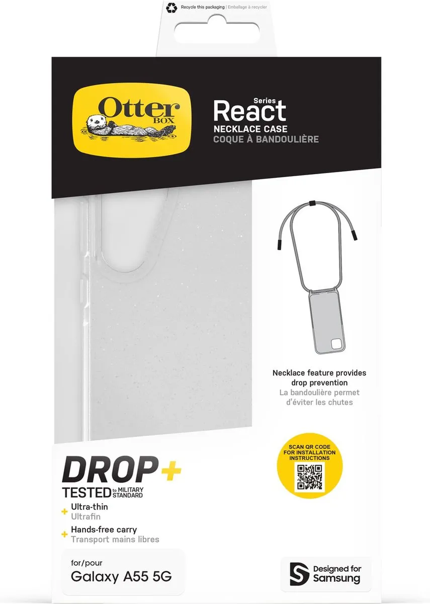 OtterBox React Necklace 77-95423 Hoesje - Samsung Galaxy A55 - Glitter